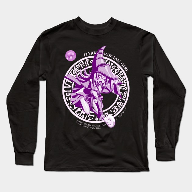 Dark Magician Girl (Purple) Long Sleeve T-Shirt by CentuStore